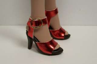 Metallic RED Heel Doll Shoes FOR Tyler Wentworth♥  