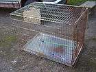 Used Semi Beat Up Larger Sized Steel Animal Cage. Dog Crate.