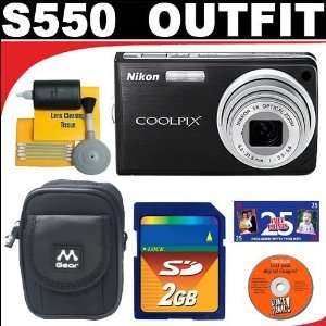 Nikon Coolpix S550 10MP Digital Camera with 5x Optical Zoom (Graphite 