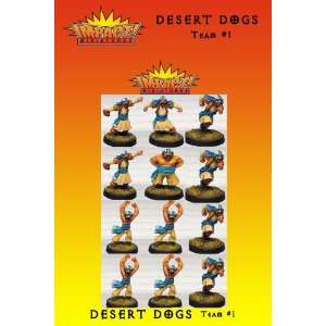    Desert Dogs Fantasy Football Miniatures Team #1 Toys & Games