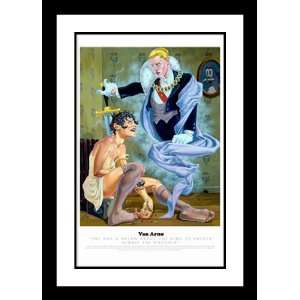  Van Arno 20x26 Framed and Double Matted Minnie the Moocher 