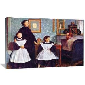  Portait of the Bellelli family   Gallery Wrapped Canvas 