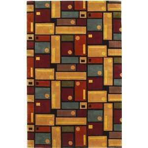 Kas Signature Jeweltone Retro Chic 9126 53 X 83 Area Rug  