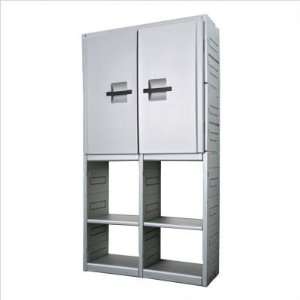   45 Large Capacity Storage Cabinet   Silver / Gray