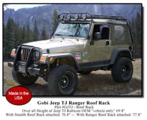 GOBI Jeep Wrangler TJ Ranger Safari Roof Rack  