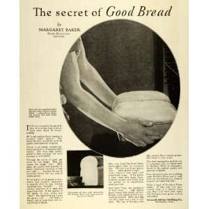  1930 Ad Russell Miller Milling Margaret Baker Bread Gluten 