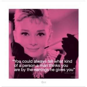  Audrey Hepburn Judgement Quote Motivational Poster 16 x 16 