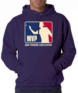 Beer Pong MVP Association Logo 50/50 Pullover Hoodie  