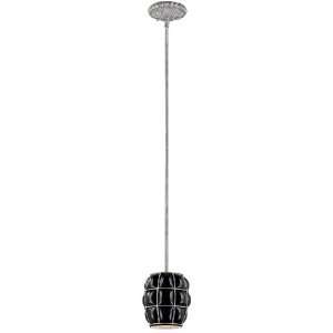  Catturatto Pendant Light in Argento Negro Finish