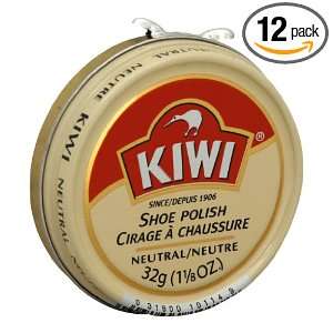  Kiwi Shoe Polish, Neutral, 32g (Pack of 12) Health 