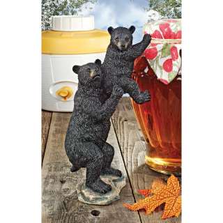 Classic Bear Mother and Cub Statue Sculpture  