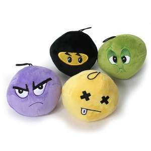  Funny Face Dog Toy  PURPLE