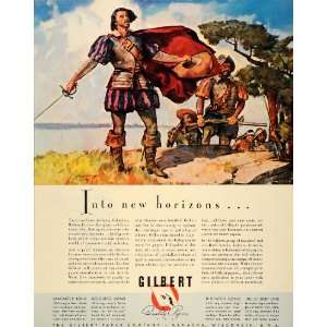   Paper Explorers Balboa Columbus   Original Print Ad