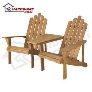   50140699 Bench Adirondack Tete a Tete Table and 2 Chair Set  