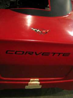 little red MidWestern Industries OFFICIAL Chevrolet Corvette Go Kart 
