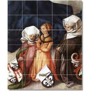 Albrecht Durer Religious Shower Tile Mural 23  60x72 using (30) 12x12 