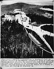 1964 Drawing of the first up mountain monorail Bethlehem, NH Press 