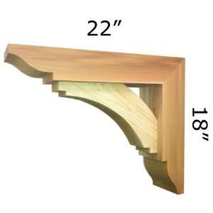  Pro Wood Construction Handcrafted Wood Bracket 14T11
