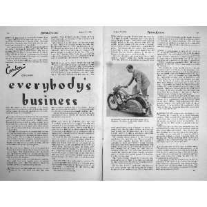   MOTOR CYCLING MAGAZINE 1950 ROYAL ENFIELD CYCLE LUCAS