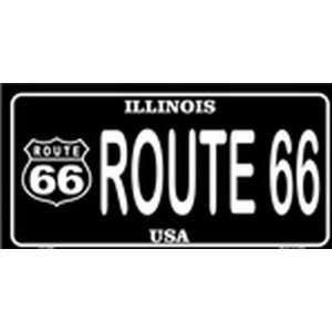 Route 66 Illinois License Plate Plates Tag Tags auto vehicle car front