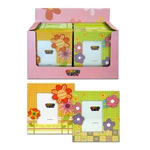 com Carton Board Picture Frame Set 2pc   4inch X 6inch Flower Picture 