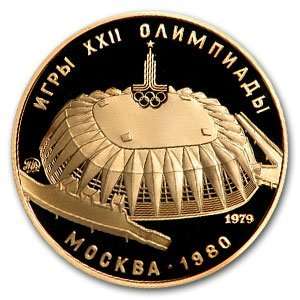  Russia 1979 100 Rouble Gold Proof/Unc Olympics Druzhba 