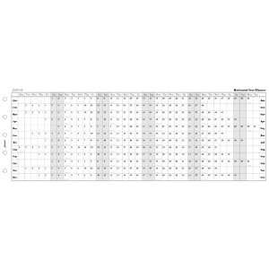  Filofax Calendar Refills 2010 Horizontal Planner Mini Size 