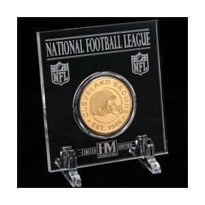 Cleveland Browns 24kt Gold Game Coin 