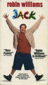 JACK; Robin Williams; VHS 1997 786936020762  