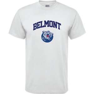  Belmont Bruins White Youth Arch Logo T Shirt Sports 