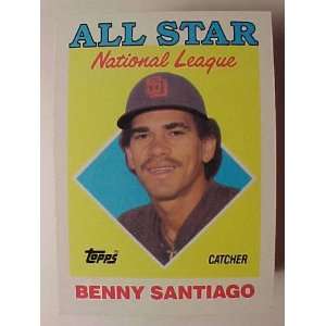 1988 Topps #404 Benito Santiago 