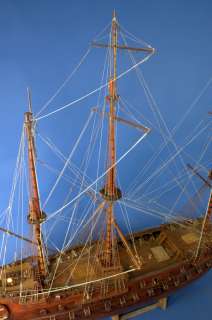 Antique Model British Galleon Ship Boat Replica  