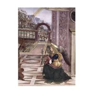  Bernardino Pinturicchio   Annunciation (detail) Giclee 