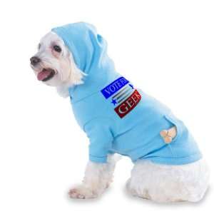  VOTE FOR GEEK Hooded (Hoody) T Shirt with pocket for your 