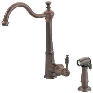 Hardware House 584334 Single Handle Kitchen Faucet Old English Classic 