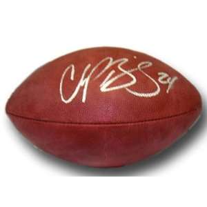 Champ Bailey Autographed Football   Autographed Footballs 