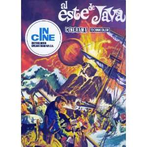 Krakatoa East of Java (1969) 27 x 40 Movie Poster Spanish Style A 