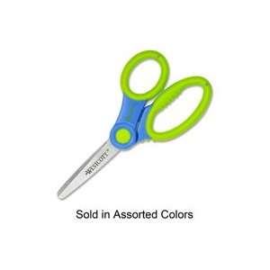  Scissors, w/ Microban, 5 Blunt, Soft Handle, Assorted Qty 