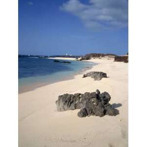 Rocks and Sand on the Beach at Georgetown on Ascension Island, Mid 