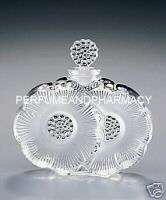 Vintage Lalique Deux Fleurs Perfume Bottle~Signed  