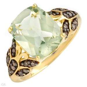 Marvelous Brand New Ring With 3.85Ctw Precious Stones   Genuine Clean 