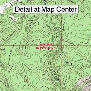   Map   Battle Rock, Colorado (Folded/Waterproof)