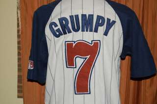 GRUMPY #7 DISNEYLAND DISNEY BASEBALL JERSEY MENS SMALL  