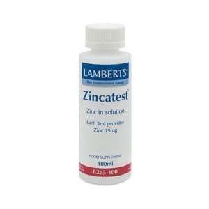 Lamberts Zincatest 100ml Liquid  Grocery & Gourmet Food