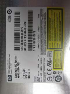 HP Super Multi DVD Rewriter Model GT20L 461646 6C2  