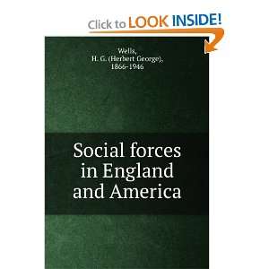  Social forces in England and America, (9781275095571) H 
