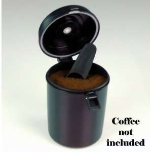  Friis Coffee & Tea Savor Canister, Black 