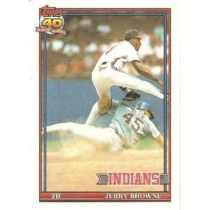  1991 Topps #76 Jerry Browne [Misc.]