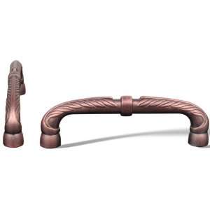 Rk International   Distressed Copper Rki Bow Pull W/ Petals And Solid 