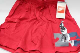   23 Red Light Grey Frost White Vintage OG Shorts Retro Size L  